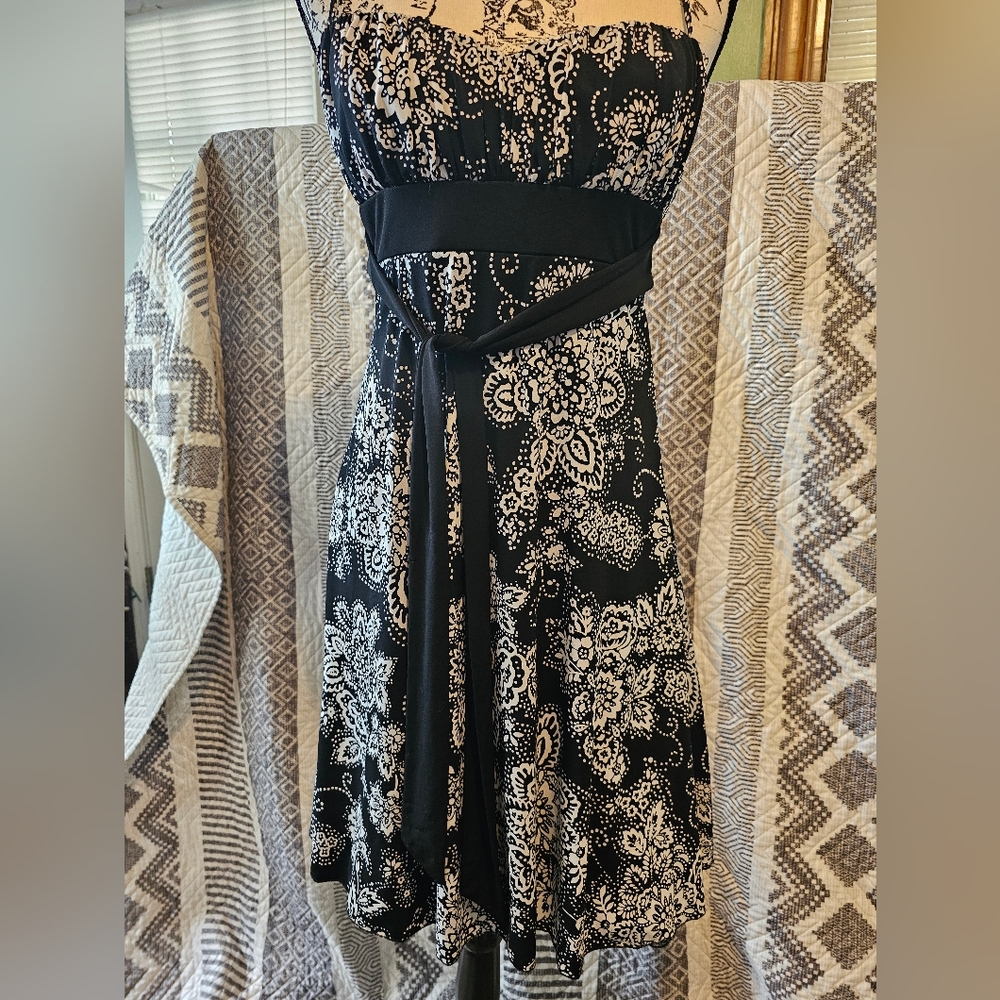 Black and white dress